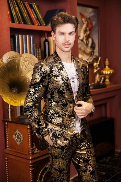 versace gold blazer|versace men's wedding suits.